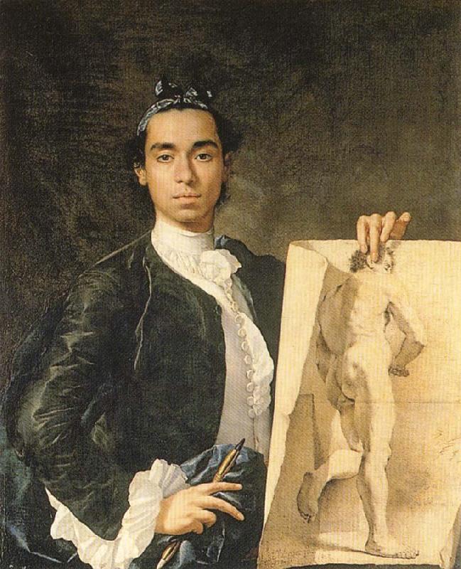 Luis Menendez Self-Portrait oil painting image